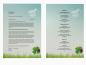 Preview: Motivpapier Kleeblatt Briefpapier mit Motiv